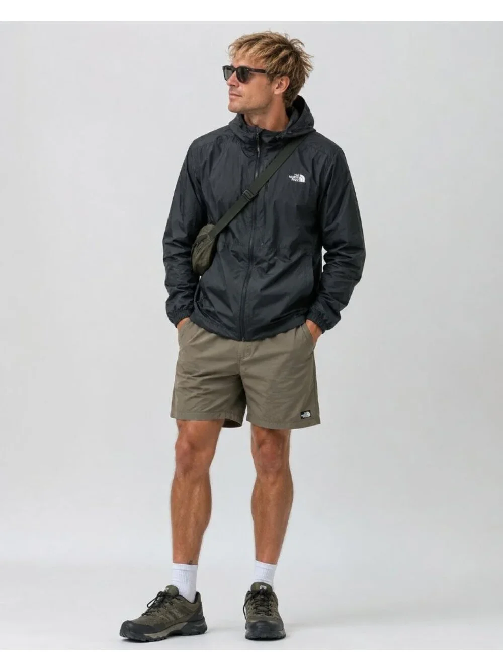 The North Face Men’s Olive Casual Shorts XL Gorpcore Hiking Outdoor  utility